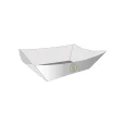 Barquette à frites personnalisée en carton kraft, idéale pour la vente à emporter et le snacking.