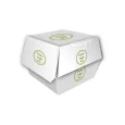 Emballage burger personnalisable en carton brun ou blanc