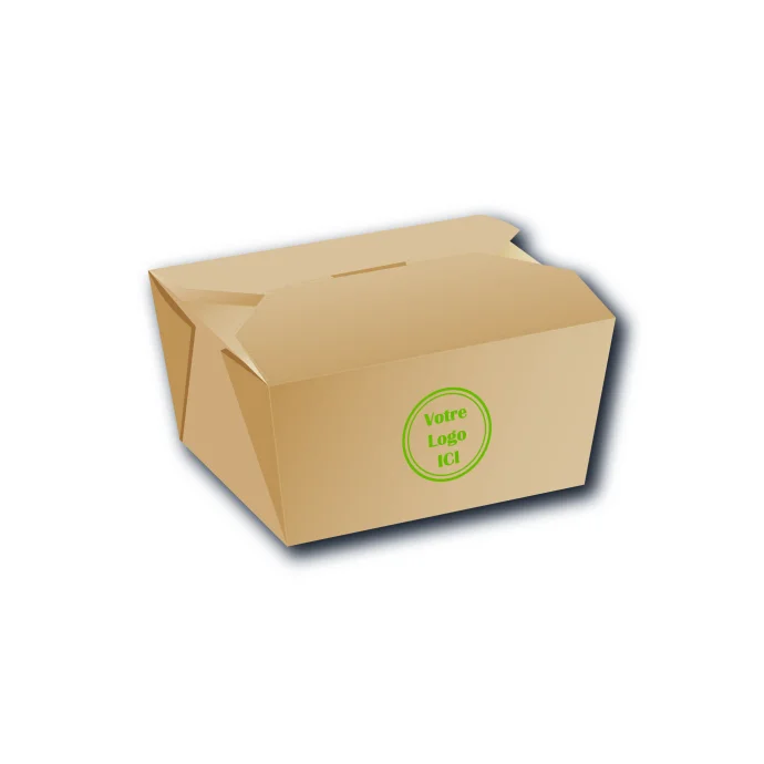 Boîte alimentaire pour pâtes personnalisée avec design sur mesure
