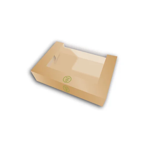 Boîte en carton personnalisée pour présentation raffinée de sushi à emporter