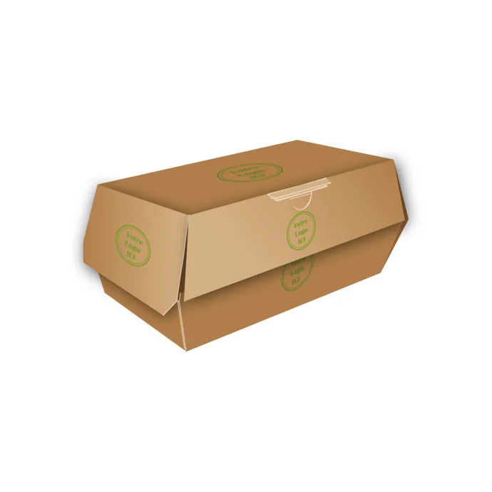 Boîte sandwich personnalisable avec impression sur le couvercle