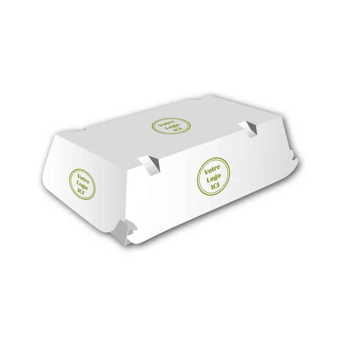 Boîte à emporter personnalisée pour sandwichs chauds type kebab ou tacos