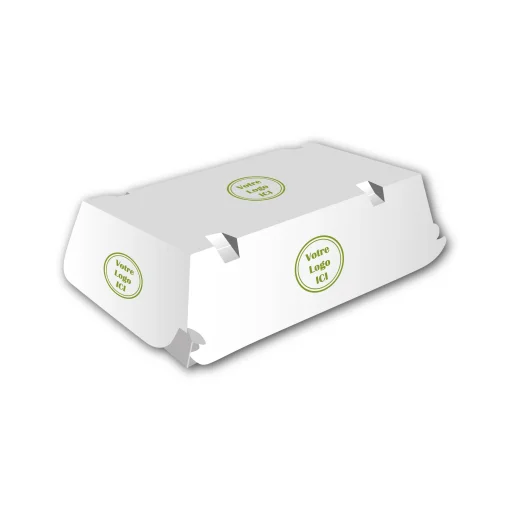Boîte à emporter personnalisée pour sandwichs chauds type kebab ou tacos