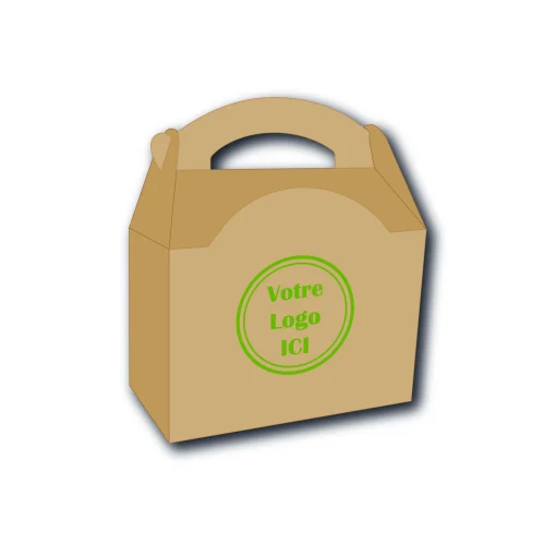 Emballage menu enfant en carton avec impression sur mesure