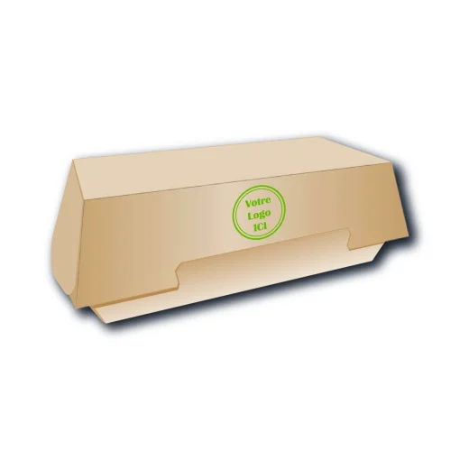 Boîte à Sandwich/Kebab/Tacos - Carton ondulé