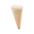 Cornet à crêpe en carton résistant avec impression personnalisée