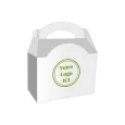 Boîte personnalisée pour menu enfant à emporter