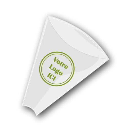 Étui en papier personnalisé pour crêpes, galettes et beignets