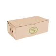 Boîte à calzone personnalisée en carton kraft avec impression logo