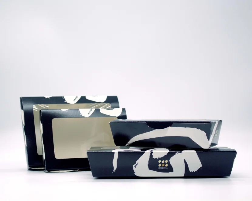 boite sushi personnalisé pour la vente à emporter ou livraison